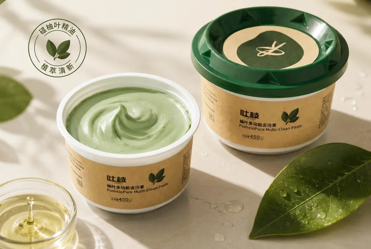 Twiggy pomelo-leaf multipurpose cleaning paste